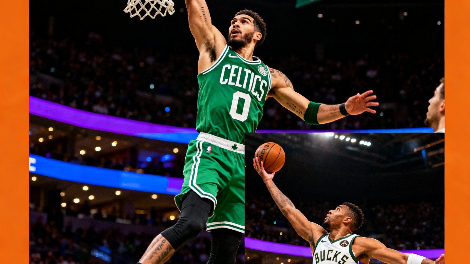 NBA季后赛集锦：凯尔特人对雄鹿高光时刻，隔扣与盖帽集锦
